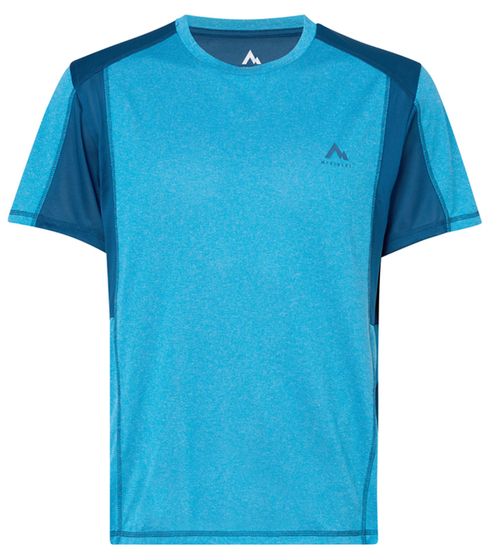 McKinley Haloy M chemise d'entraînement pour hommes en matière Dry Plus, chemise de sport, chemise de fitness 421810 900 911 bleu/pétr