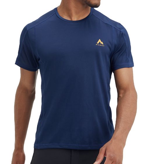 McKinley Haloy M men's training shirt made of Dry Plus material, sports shirt, fitness shirt 421810 518 dark blue