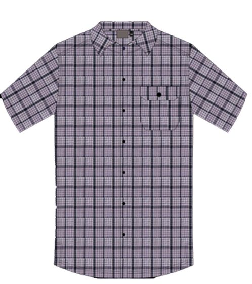 McKinley Dillingham M short-sleeved shirt simple classic hiking shirt for men checked shirt 4100318 100 Navy/White