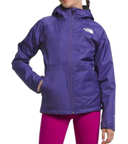 THE NORTH FACE Freedom water-repellent 3-in-1 winter jacket for girls snow jacket NF0A4TISNL4 purple/black