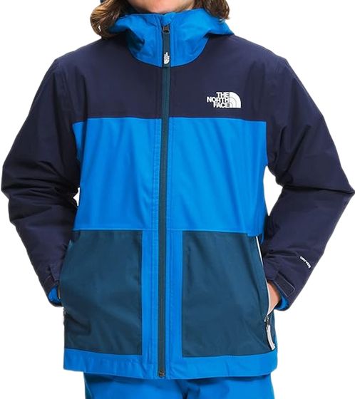 THE NORTH FACE Freedom water-repellent 3-in-1 winter jacket for boys snow jacket NF0A5G9NT4S light blue/dark blue