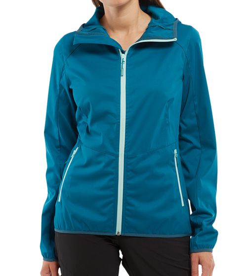 McKINLEY Ciamarello W women's jacket water-repellent softshell jacket with VENTMAX technology 422244 626 petrol blue