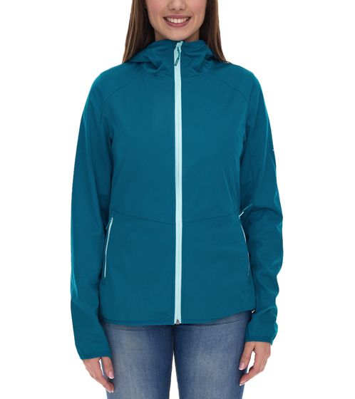 McKINLEY Ciamarello W women's jacket water-repellent softshell jacket with VENTMAX technology 422244 626 petrol blue