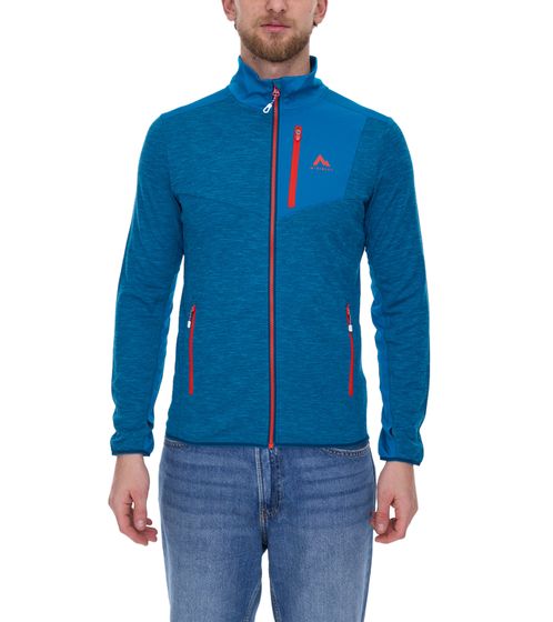 McKINLEY Thoma ux men's jacket water-repellent softshell jacket with S.CAFÉ functional fiber 411446 906 635 petrol blue