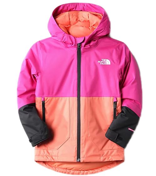 THE NORTH FACE Freedom veste d'hiver colorée pour filles veste de neige NF0A7UN8146 rose/orange/noir