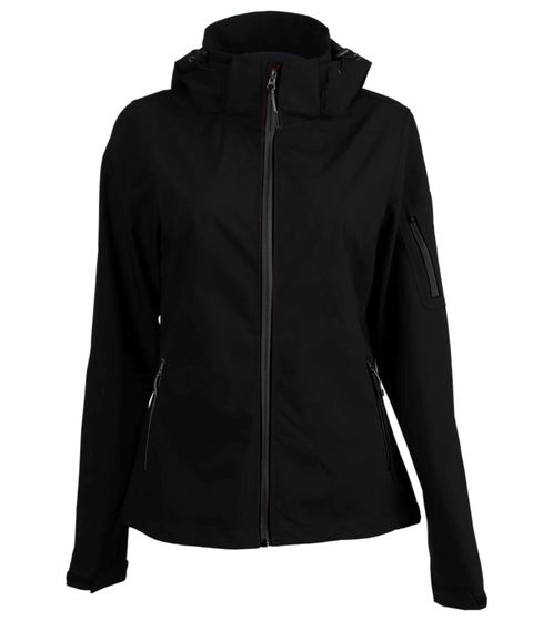 McKINLEY NN Sary II W Damen Jacke wasserabweisende Softshell-Jacke mit VENTMAX-Technologie 422268 901 057 Schwarz