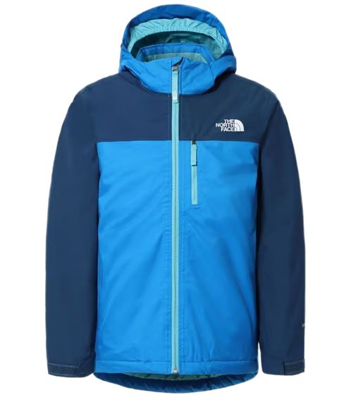 THE NORTH FACE water-repellent winter jacket for boys with removable hood snow jacket NF0A5Q97T4S blue