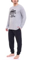 AM LEGEND Herren Pyjama-Set 2-teilig karierter oder unifarbener Schlafanzug IAN MPJ 23 Schwarz/Weiß/Blau/Grau in verschiedenen Modellen AM LEGEND Herren Pyjama-Set 2-teilig karierter oder unifarbener Schlafanzug IAN MPJ 23 Schwarz/Weiß/Blau/Grau in verschiedenen Modellen