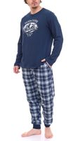 AM LEGEND Herren Pyjama-Set 2-teilig karierter oder unifarbener Schlafanzug IAN MPJ 23 Schwarz/Weiß/Blau/Grau in verschiedenen Modellen AM LEGEND Herren Pyjama-Set 2-teilig karierter oder unifarbener Schlafanzug IAN MPJ 23 Schwarz/Weiß/Blau/Grau in verschiedenen Modellen