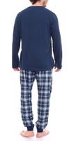 AM LEGEND Herren Pyjama-Set 2-teilig karierter oder unifarbener Schlafanzug IAN MPJ 23 Schwarz/Weiß/Blau/Grau in verschiedenen Modellen AM LEGEND Herren Pyjama-Set 2-teilig karierter oder unifarbener Schlafanzug IAN MPJ 23 Schwarz/Weiß/Blau/Grau in verschiedenen Modellen