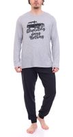 AM LEGEND Herren Pyjama-Set 2-teilig karierter oder unifarbener Schlafanzug IAN MPJ 23 Schwarz/Weiß/Blau/Grau in verschiedenen Modellen AM LEGEND Herren Pyjama-Set 2-teilig karierter oder unifarbener Schlafanzug IAN MPJ 23 Schwarz/Weiß/Blau/Grau in verschiedenen Modellen