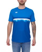 Outfitter OCEAN FABRICS TAHI men's sustainable training shirt with mesh inserts fitness shirt short sleeve shirt OUT-M-1021-OTW-41 Blue Outfitter OCEAN FABRICS TAHI men's sustainable training shirt with mesh inserts fitness shirt short sleeve shirt OUT-M-1021-OTW-41 Blue