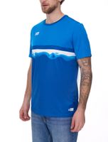 Outfitter OCEAN FABRICS TAHI men's sustainable training shirt with mesh inserts fitness shirt short sleeve shirt OUT-M-1021-OTW-41 Blue Outfitter OCEAN FABRICS TAHI men's sustainable training shirt with mesh inserts fitness shirt short sleeve shirt OUT-M-1021-OTW-41 Blue