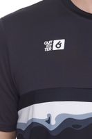 Outfitter OCEAN FABRICS TAHI men's sustainable training shirt with mesh inserts fitness shirt short sleeve shirt OUT-M-1021-OTW-61 Black