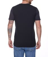 Outfitter OCEAN FABRICS TAHI men's sustainable training shirt with mesh inserts fitness shirt short sleeve shirt OUT-M-1021-OTW-61 Black