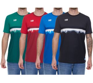 Outfitter OCEAN FABRICS TAHI men's sustainable training shirt with mesh inserts fitness shirt short-sleeved shirt OUT-M-1021-OTW red, blue, black, green or white Outfitter OCEAN FABRICS TAHI men's sustainable training shirt with mesh inserts fitness shirt short-sleeved shirt OUT-M-1021-OTW red, blue, black, green or white