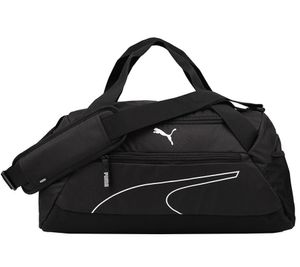 PUMA Fundamentals Sport-Tasche Fußball-Tasche mit Netztasche Fitness-Tasche 27L 090331 01 Schwarz