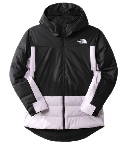 THE NORTH FACE Pallie Down Waterproof Down Jacket for Girls Ski Jacket NF0A7UN56S1 Pink/Black