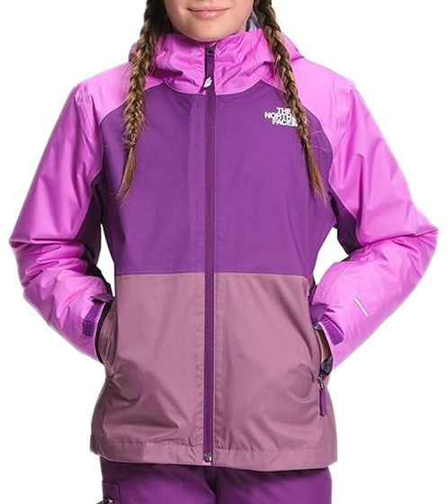 THE NORTH FACE Freedom water-repellent 3-in-1 winter jacket for girls snow jacket NF0A5G94JC0 purple/pink