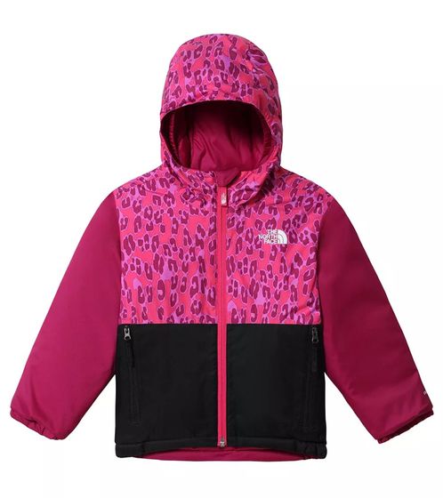 THE NORTH FACE Todd Snowquest Insulated Children's Winter Jacket with Heatseeker Eco Girls' Snow Jacket with Animal Print NF0A4TJT352 Pink/Pink