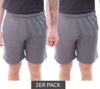 2er Sparpack NIKE Park 20 Fleece Short Herren Baumwoll-Shorts Sport-Hose Fitness-Short CW6910-071 Grau