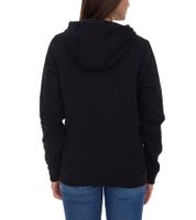 Outfitter Ocean Fabrics Felpa da donna tailandese con cappuccio sostenibile in stile basic OUT-W-1003-OTW-03 nero Outfitter Ocean Fabrics Felpa da donna tailandese con cappuccio sostenibile in stile basic OUT-W-1003-OTW-03 nero