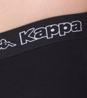 2er Pack Kappa Herren Boxershorts mit Marken Schriftzug und Logo Unterhose 351K1JW Schwarz/Lime oder Schwarz/Violett