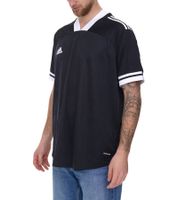 adidas Condivo 20 Kurzarm Trikot Herren Jersey Fußball-Shirt mit AeroReady FT7256 Schwarz/Weiß