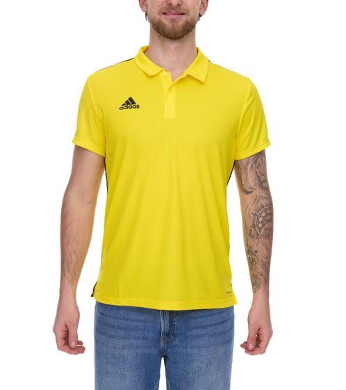 adidas Core 18 men's breathable polo shirt, comfortable sports shirt FS1902 yellow