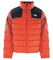 THE NORTH FACE Massif Daunenjacke Kinder Jungen Ski-Jacke Jugendliche wasserabweisende Schnee-Jacke Gänsedaunen NF0A827Z1W2 Orange/Schwarz
