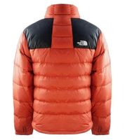 THE NORTH FACE Massif Daunenjacke Kinder Jungen Ski-Jacke Jugendliche wasserabweisende Schnee-Jacke Gänsedaunen NF0A827Z1W2 Orange/Schwarz