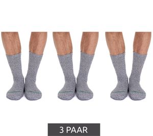 3 Paar primair socks. nachhaltige Arbeits-Socken Baumwoll-Socken lange Strick-Socken 53200-7003 Hellgrau/Dunkelgrau
