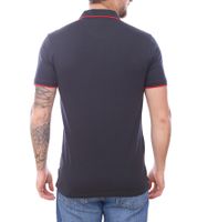 3-pack U.S. POLO ASSN. men's polo shirt, basic shirt, cotton shirt, short-sleeved shirt, 197 66835 52520 297 gray/red