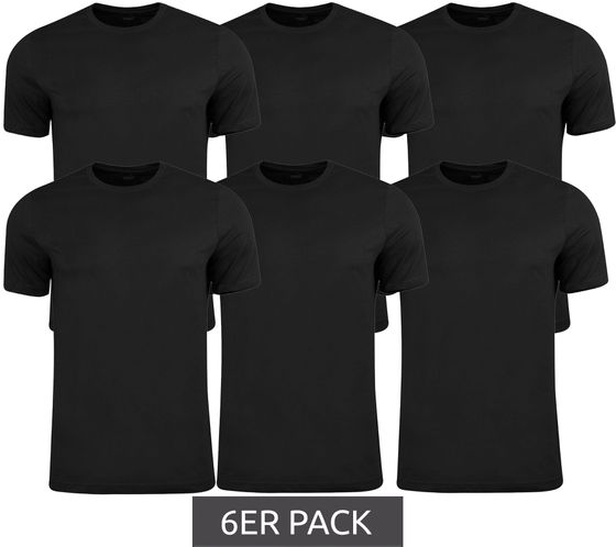 6-pack PUMA Blank Base men's T-shirt, sustainable undershirt, cotton shirt 678255 02 black