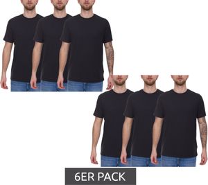 Lot de 6 PUMA Blank Base T-shirt homme maillot de corps durable chemise en coton 678255 02 noir Lot de 6 PUMA Blank Base T-shirt homme maillot de corps durable chemise en coton 678255 02 noir