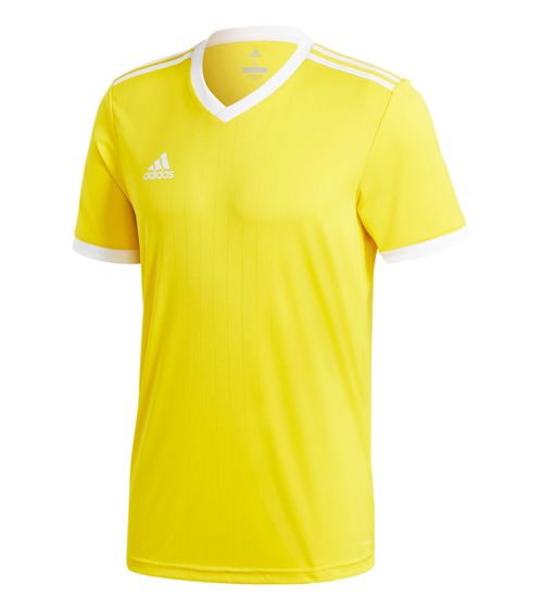 adidas Tabela 18 Herren Trainings-Shirt mit AEROREADY-Technologie Sport-Trikot CE8941 Gelb/Weiß