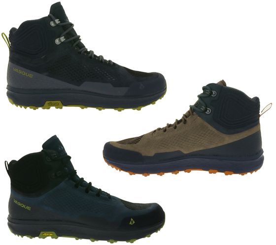 Chaussures de randonnée pour hommes VASQUE Breeze Lt NTX avec semelle Vibram chaussures de randonnée imperméables et durables avec Nature-Tex marron, noir ou bleu foncé