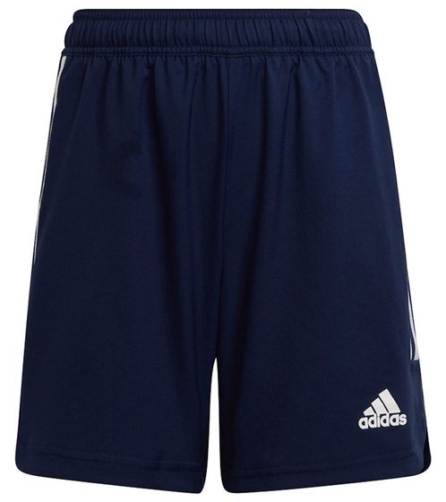 adidas Condivo 22 sustainable sports shorts for boys and girls short fitness pants with AEROREADY technology training shorts HA3569 Blue/White