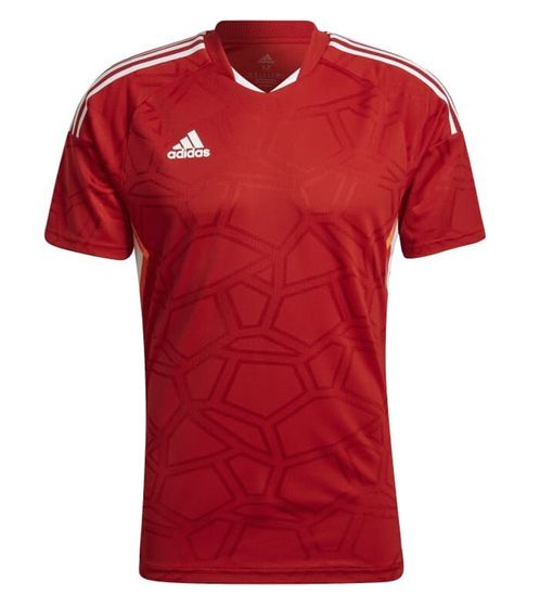 adidas Condivo 22 MD Short Sleeve Jersey Men's Jersey Football Shirt with AeroReady HA3513 Red/White