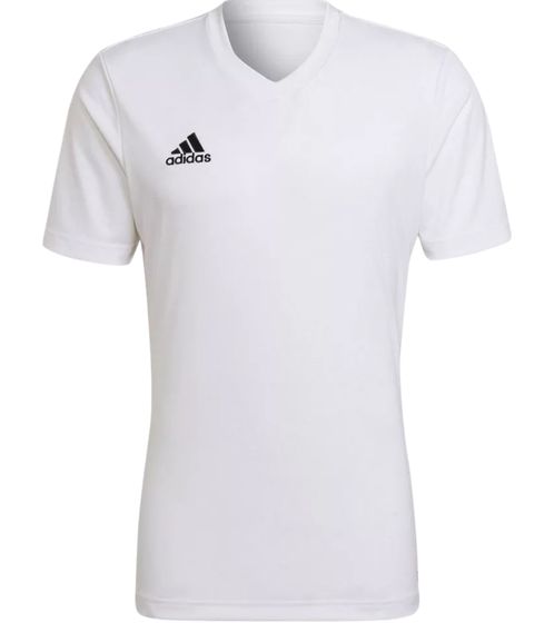 adidas Entrada 22 Men's Sports Shirt Sustainable Training Shirt with AEROREADY Technology Fitness Top HC5071 White