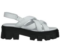 ILC women's sandals, strappy sandals with a chunky sole, real leather C45-8541 beige/blue, green or white