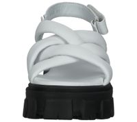 ILC women's sandals, strappy sandals with a chunky sole, real leather C45-8541 beige/blue, green or white