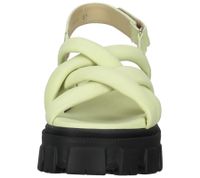 ILC women's sandals, strappy sandals with a chunky sole, real leather C45-8541 beige/blue, green or white
