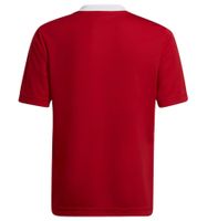 adidas Entrada 22 Sport-Shirt für Jungen und Mädchen nachhaltiges Trainings-Shirt mit AEROREADY-Technologie Fitness-Oberteil H57496 Rot/Weiß