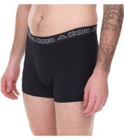 Lot de 20 boxers Kappa pour homme avec lettrage de la marque et logo sous-vêtements 351K1JW noir/citron vert ou noir/violet Lot de 20 boxers Kappa pour homme avec lettrage de la marque et logo sous-vêtements 351K1JW noir/citron vert ou noir/violet