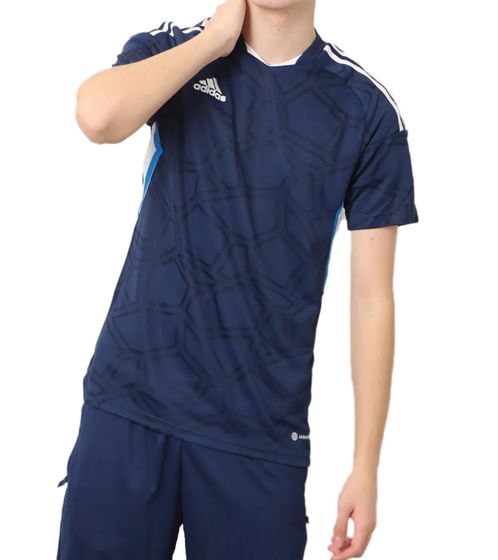 adidas Condivo 22 nachhaltiges Kurzarm-Trikot Herren mit AEROREADY Fußball-Shirt HA3512 Blau/Weiß