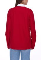 adidas Tiro21 maglione troyer sostenibile da donna con logo, maglione per tutti i giorni con tecnologia AEROREADY GM7317 rosso adidas Tiro21 maglione troyer sostenibile da donna con logo, maglione per tutti i giorni con tecnologia AEROREADY GM7317 rosso