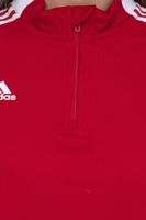 adidas Tiro21 maglione troyer sostenibile da donna con logo, maglione per tutti i giorni con tecnologia AEROREADY GM7317 rosso adidas Tiro21 maglione troyer sostenibile da donna con logo, maglione per tutti i giorni con tecnologia AEROREADY GM7317 rosso