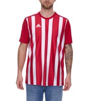 adidas Striped 21 Herren Sport-Shirt nachhaltiges Trainings-Shirt mit AEROREADY-Technologie gestreiftes Fitness-Oberteil GN7624 Rot/Weiß adidas Striped 21 Herren Sport-Shirt nachhaltiges Trainings-Shirt mit AEROREADY-Technologie gestreiftes Fitness-Oberteil GN7624 Rot/Weiß