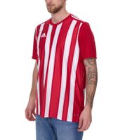 adidas Striped 21 Herren Sport-Shirt nachhaltiges Trainings-Shirt mit AEROREADY-Technologie gestreiftes Fitness-Oberteil GN7624 Rot/Weiß adidas Striped 21 Herren Sport-Shirt nachhaltiges Trainings-Shirt mit AEROREADY-Technologie gestreiftes Fitness-Oberteil GN7624 Rot/Weiß